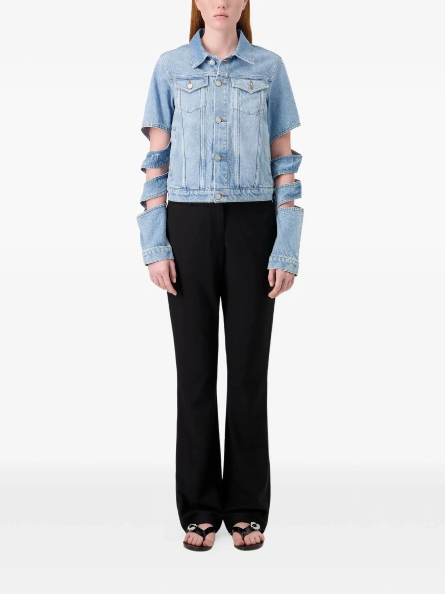 Jacheta COPERNI albastra din denim - Img 4
