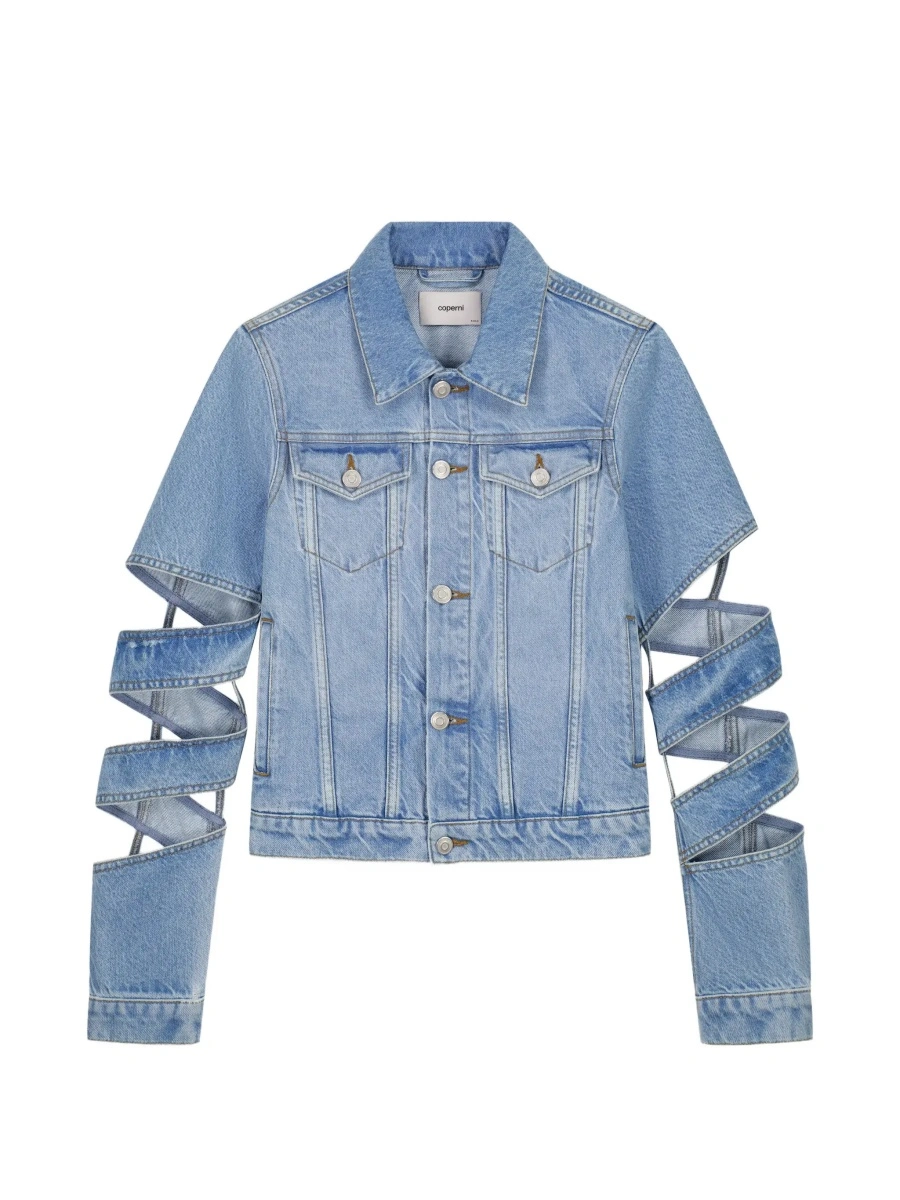 Jacheta COPERNI albastra din denim - Img 8