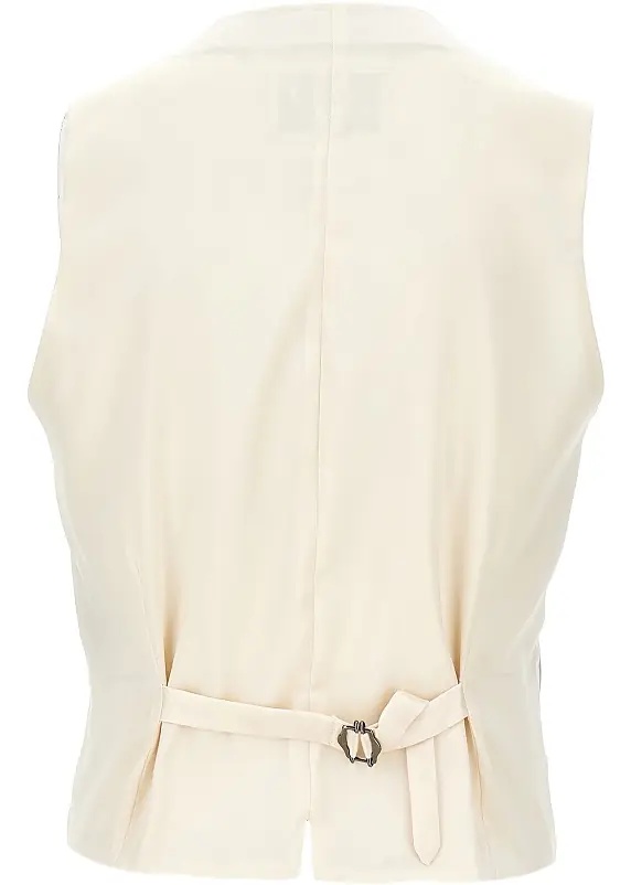 Jacheta Double-breasted tailored vest - Img 3