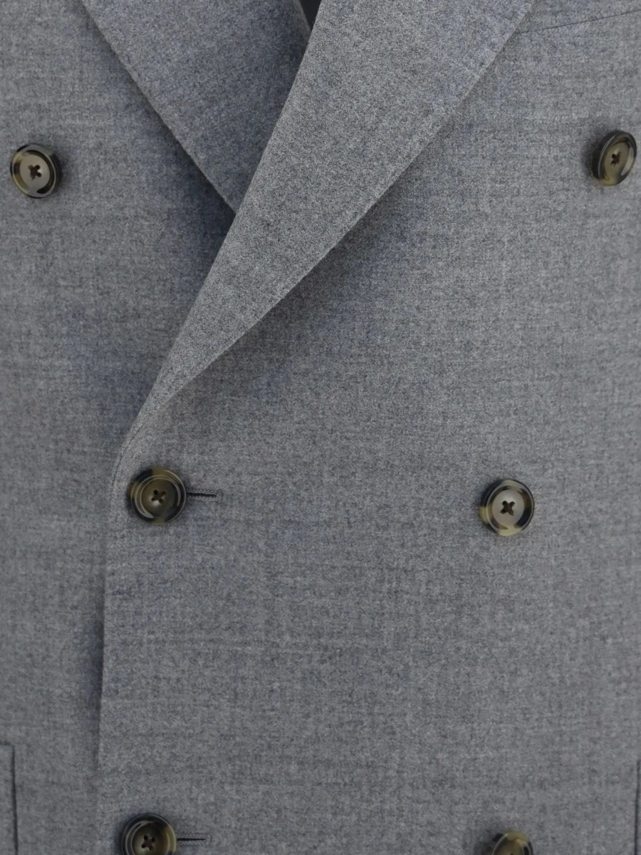 Jacheta Double-breasted wool-blend Jacket - Img 5