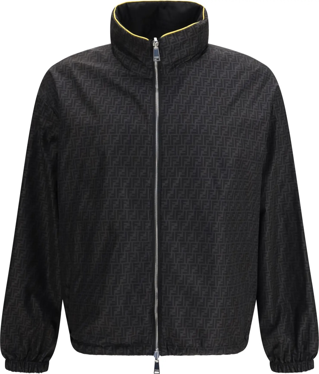 Jacheta FF jacquard zipped reversible Windbreaker - Img 2