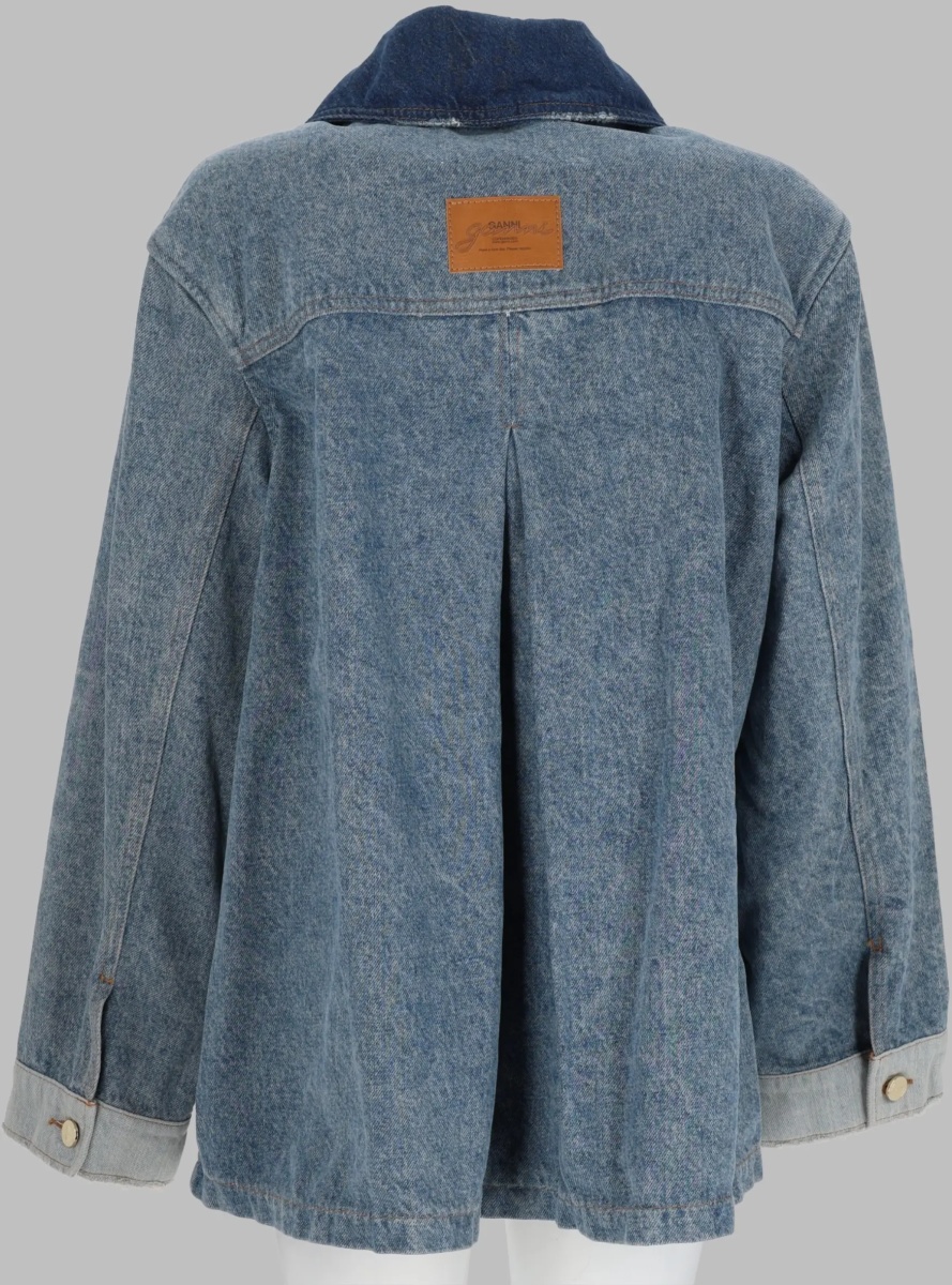 Jacheta Giacca In Denim Patchwork - Img 2