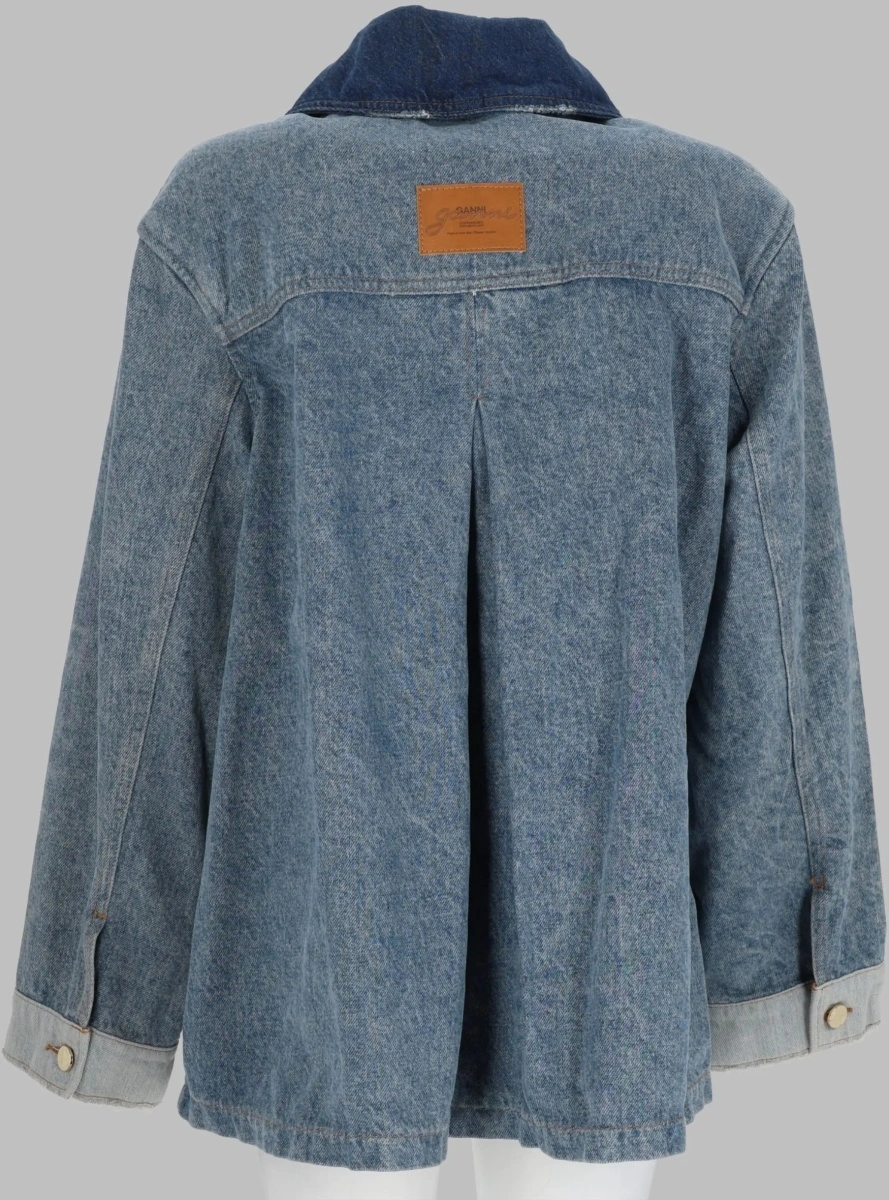 Jacheta Giacca In Denim Patchwork - Img 2