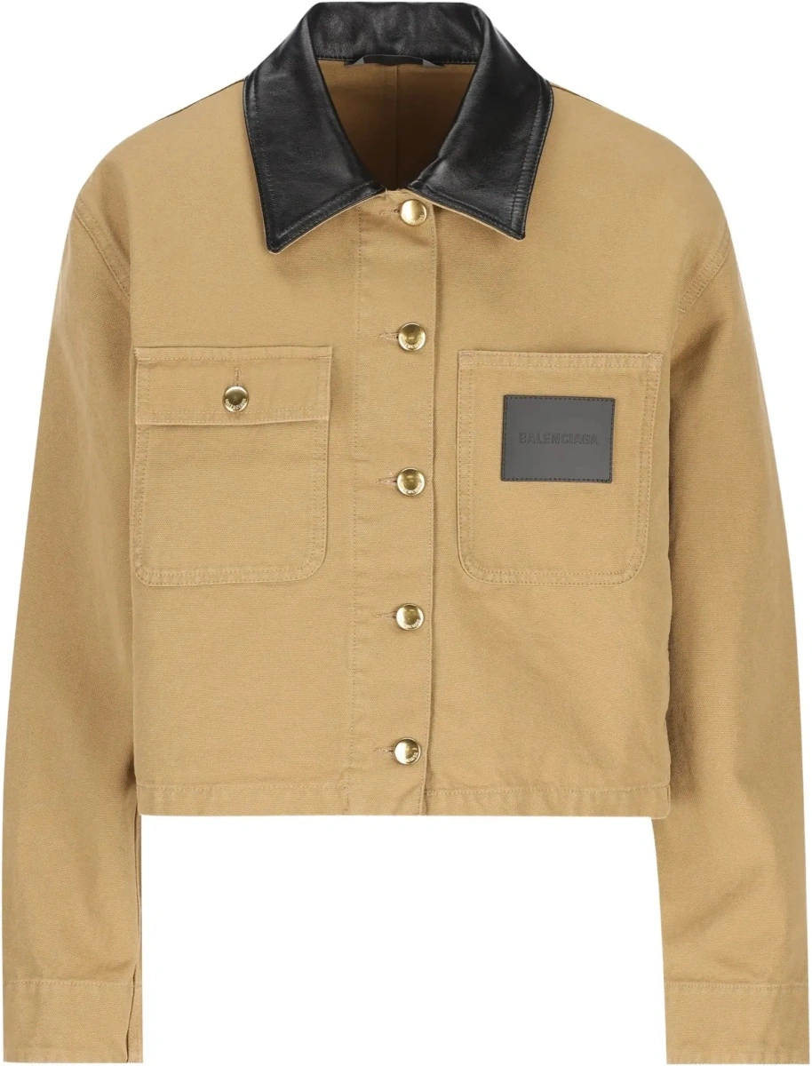 Jacheta Heavy cotton cropped Jacket - Img 7