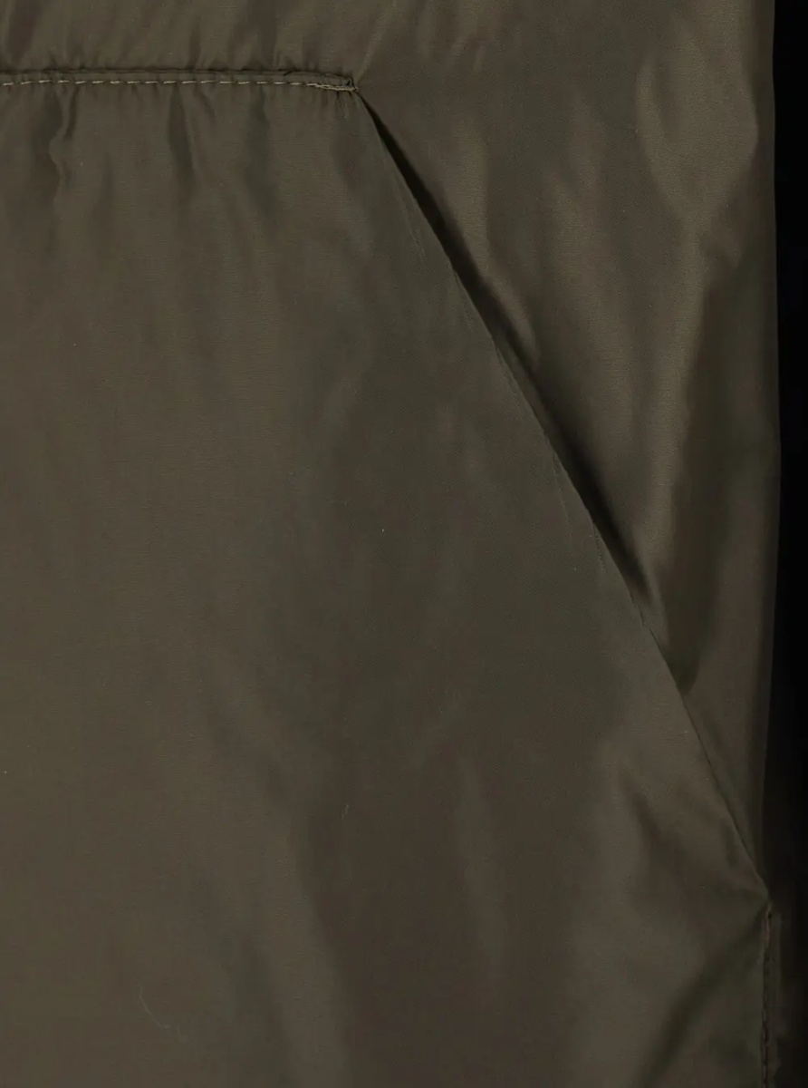 Jacheta Jacket with Front Zip Closure and Side Pockets in Tech Fabric Green Women - Img 3