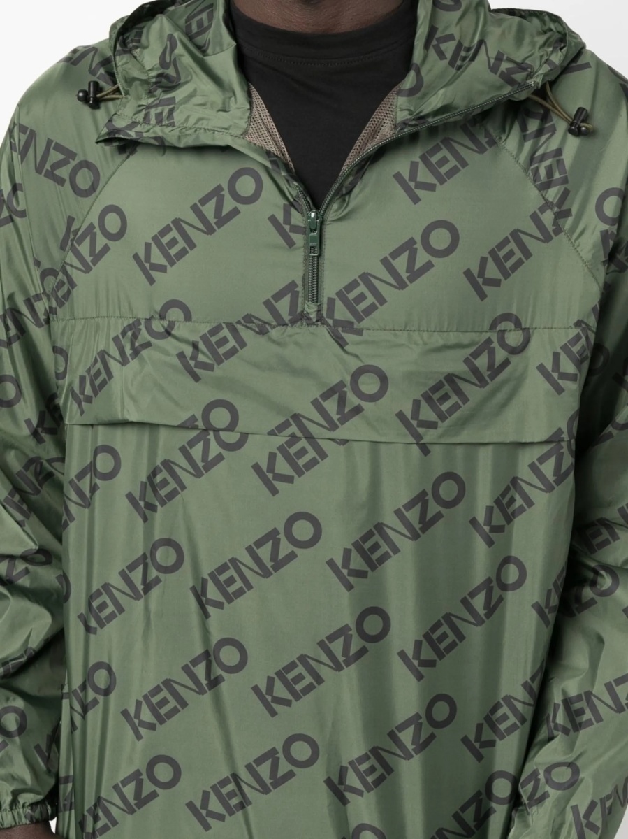 Jacheta Kenzo verde din poliamida - Img 5