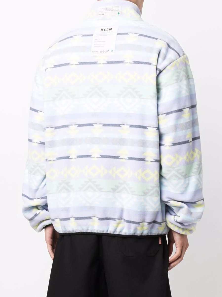 Jacheta MSGM violet din poliester reciclat - Img 4