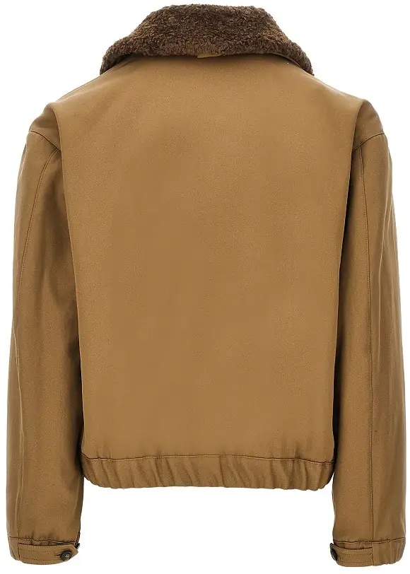 Jacheta Padded cotton canvas blouson - Img 3