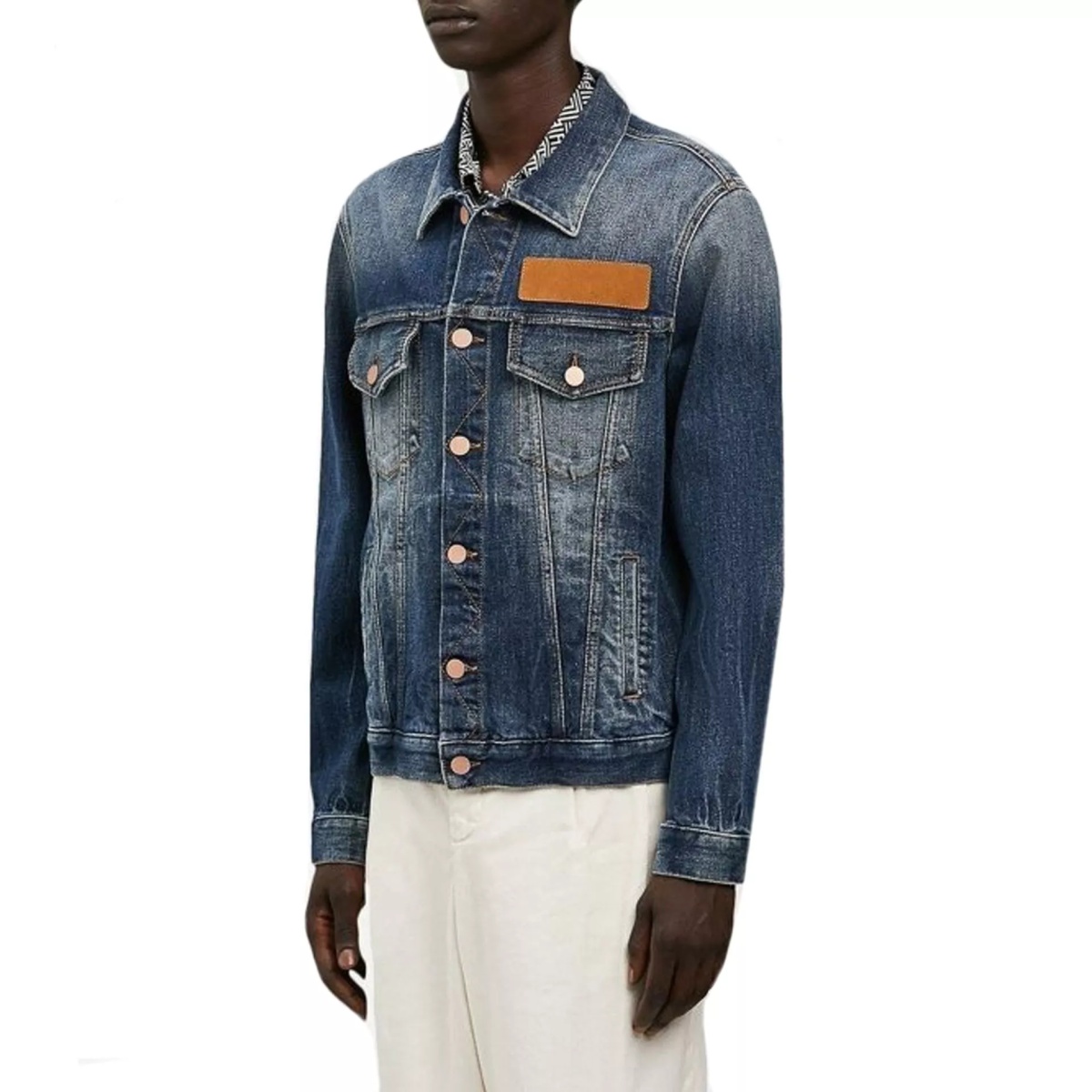 Jacheta Palm Angels Denim Jacket - Img 2