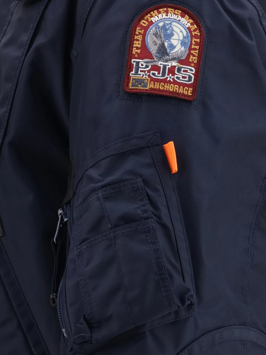 Jacheta Parajumpers albastra din nylon - Img 3