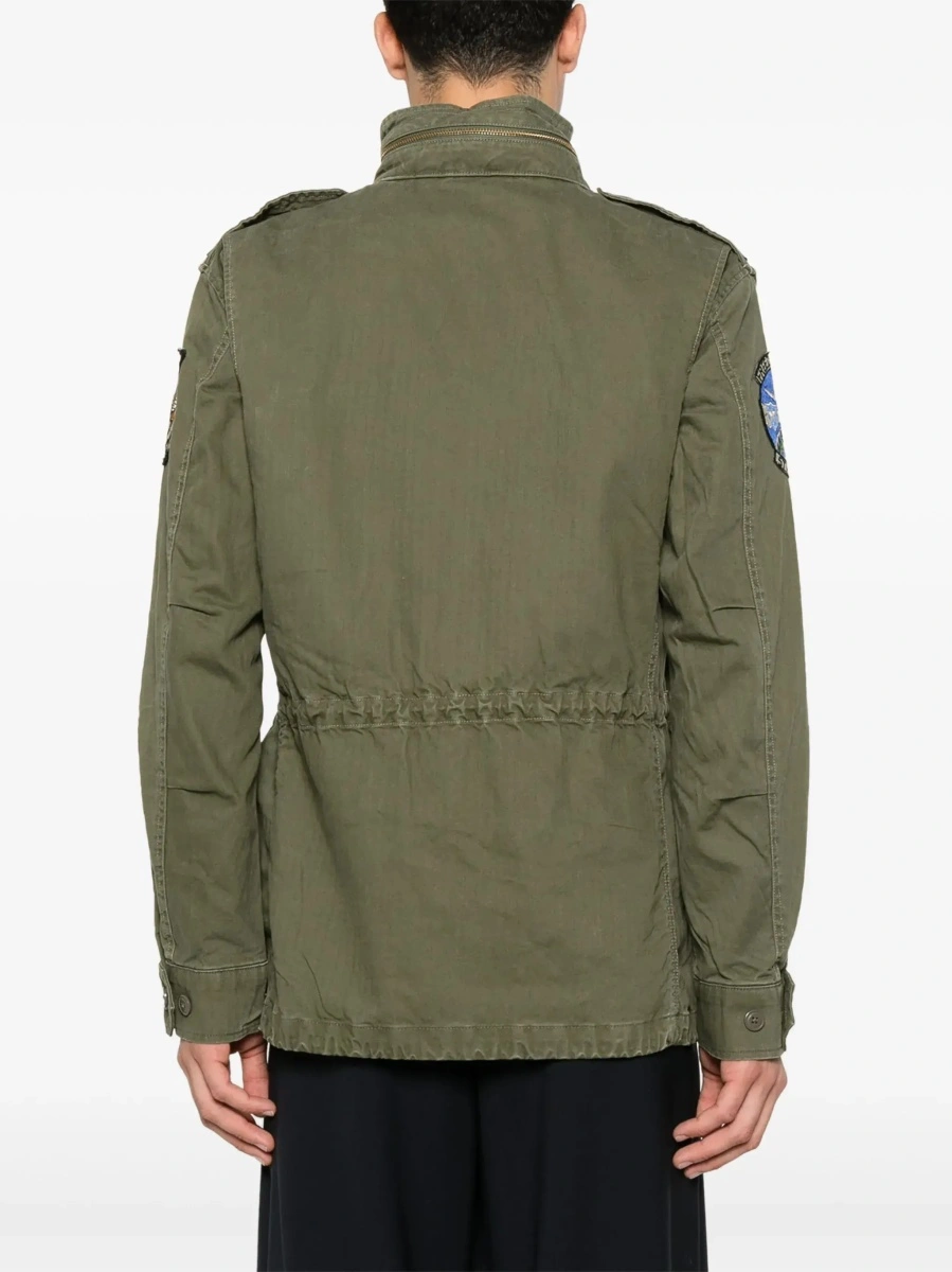Jacheta Ralph Lauren verde din bumbac - Img 7