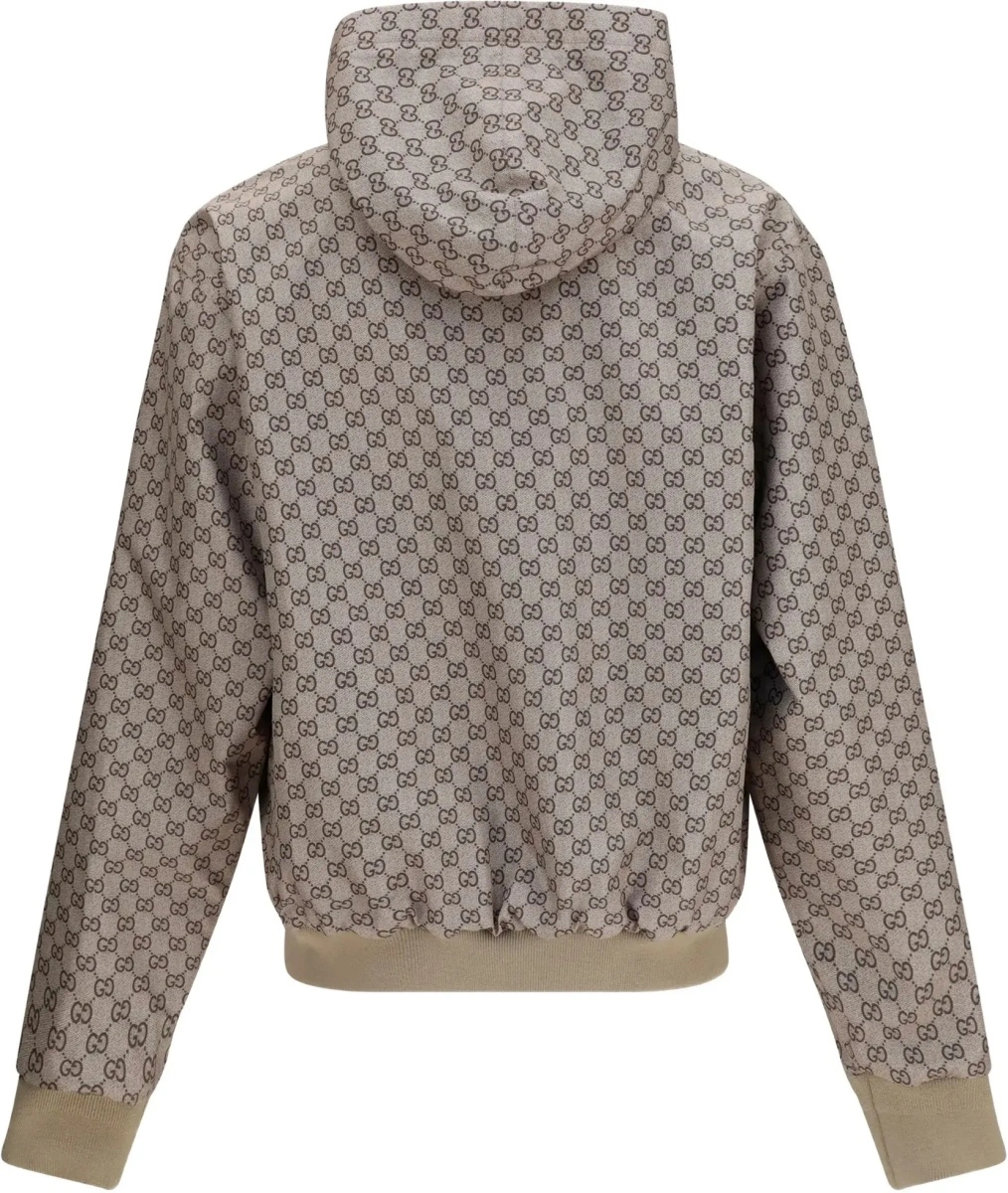 Jacheta Reversible zip Jacket in cotton - Img 6