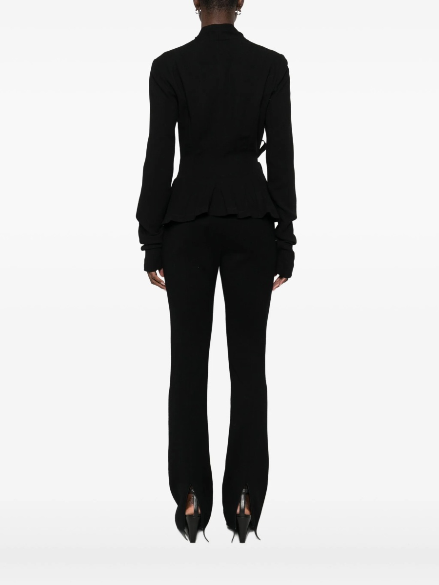 Jacheta Rick Owens neagra din lana - Img 4