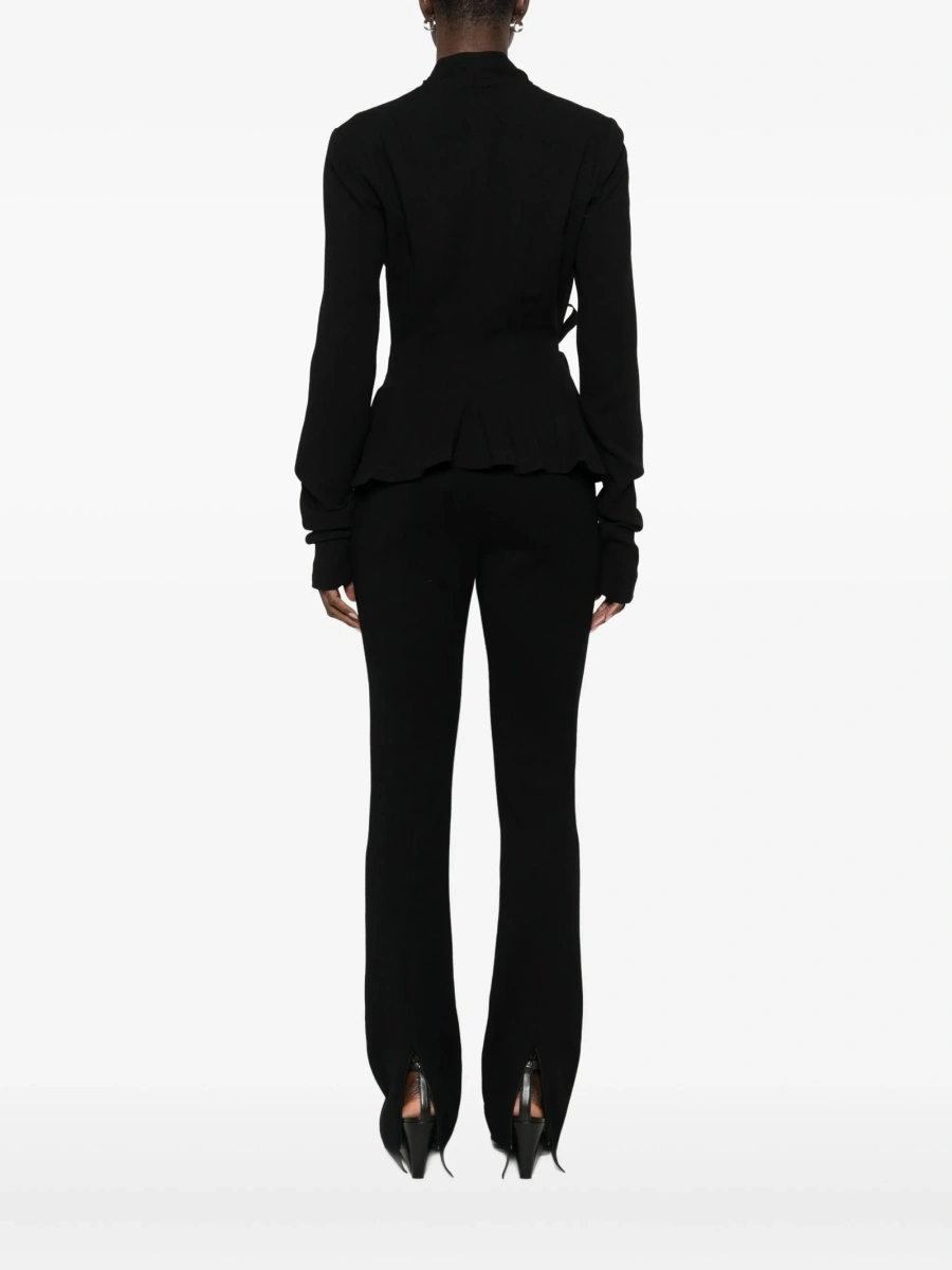Jacheta Rick Owens neagra din lana - Img 4