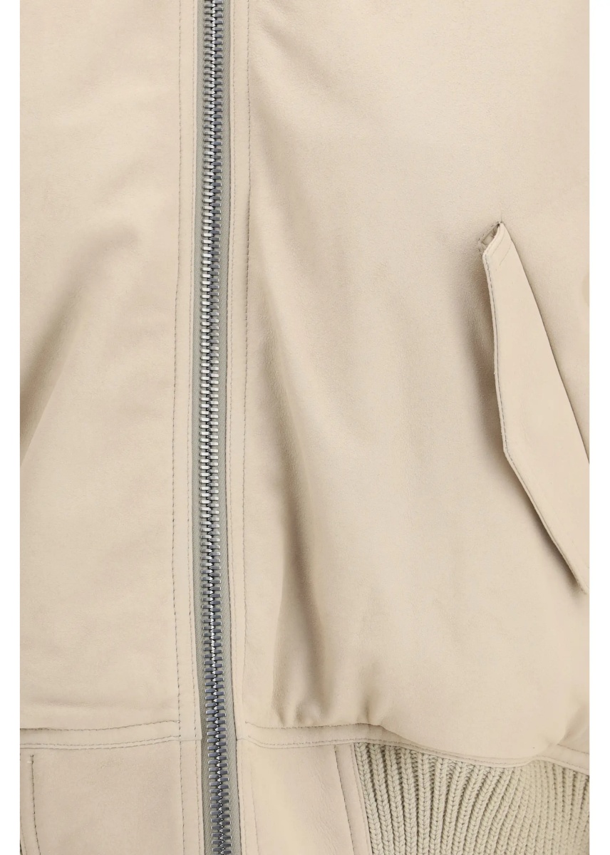 Jacheta Secchia Flight Bomber in lamb leather - Img 5