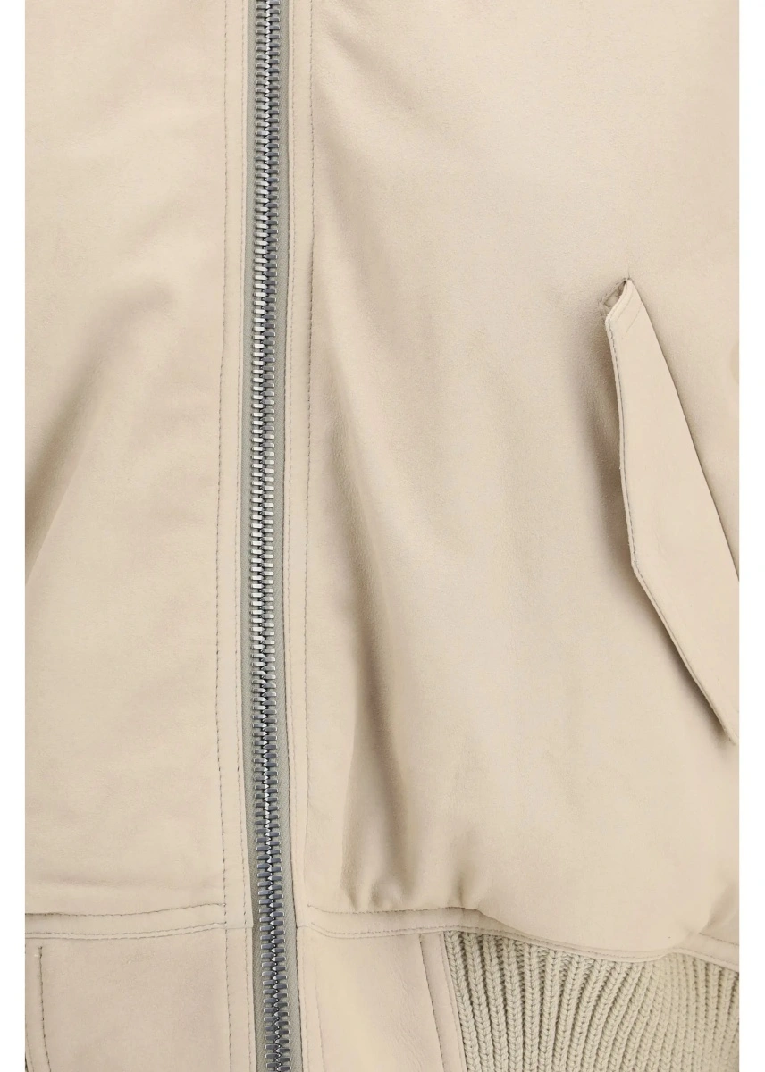 Jacheta Secchia Flight Bomber in lamb leather - Img 5