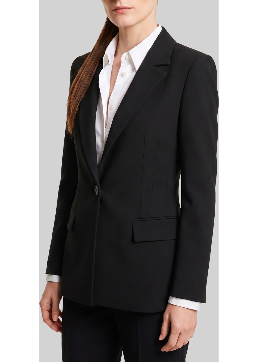 Jacheta Single-Breasted Technical Fabric Jacket - Img 2
