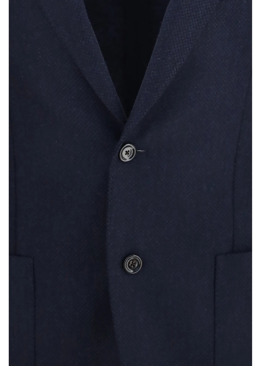 Jacheta Single-breasted wool and cashmere Jacket - Img 3