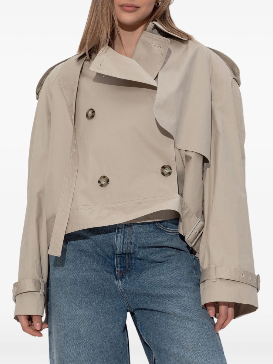 Jacheta Stella McCartney neutra din bumbac - Img 3