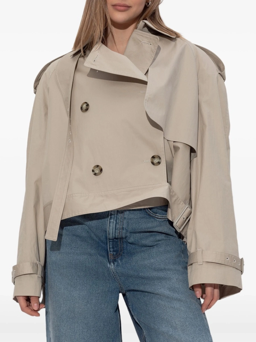 Jacheta Stella McCartney neutra din bumbac - Img 3