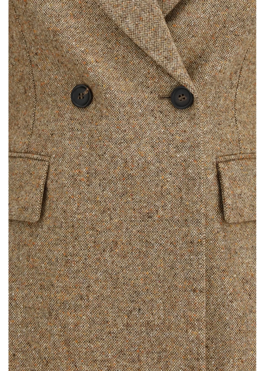 Jacheta Virgin wool Donegal Jacket with monili - Img 3
