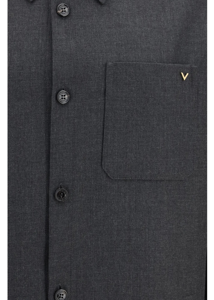 Jacheta VLogo wool blend Jacket - Img 3