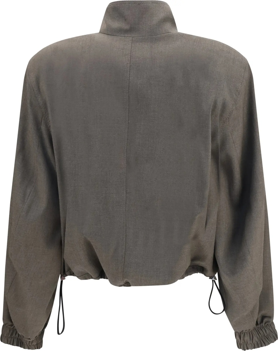 Jacheta Wool-blend Bomber - Img 2