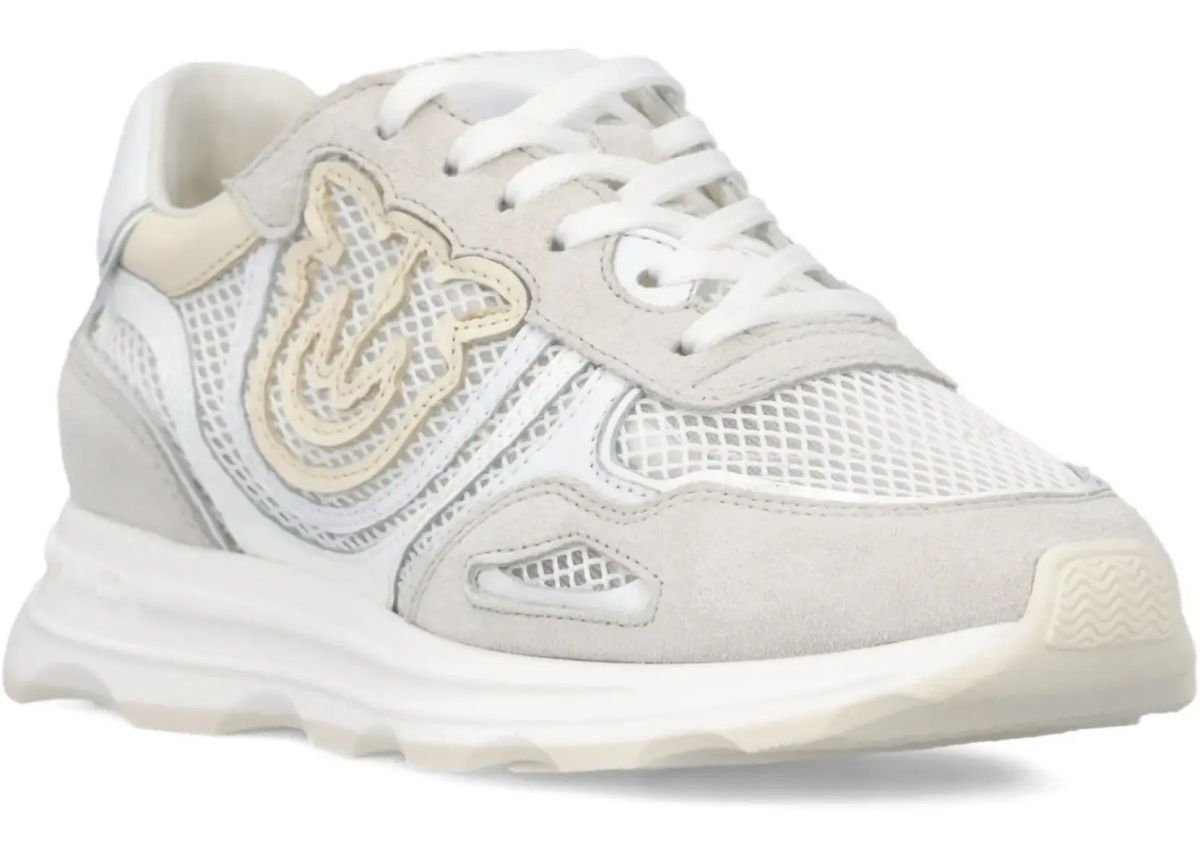 Leather Zoe Sneakers with mesh inserts - Img 2