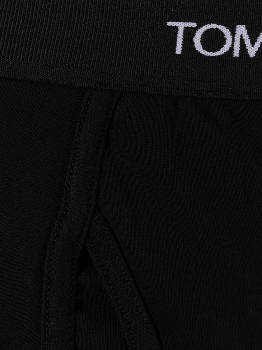 Lenjerie intima Tom Ford neagra din bumbac - Img 7