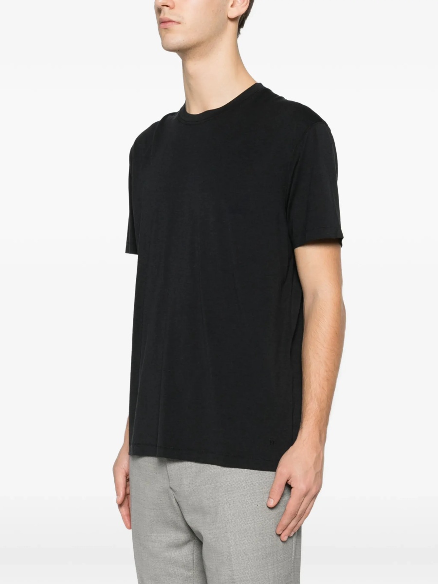 Lyocell and cotton T-shirt - Img 3