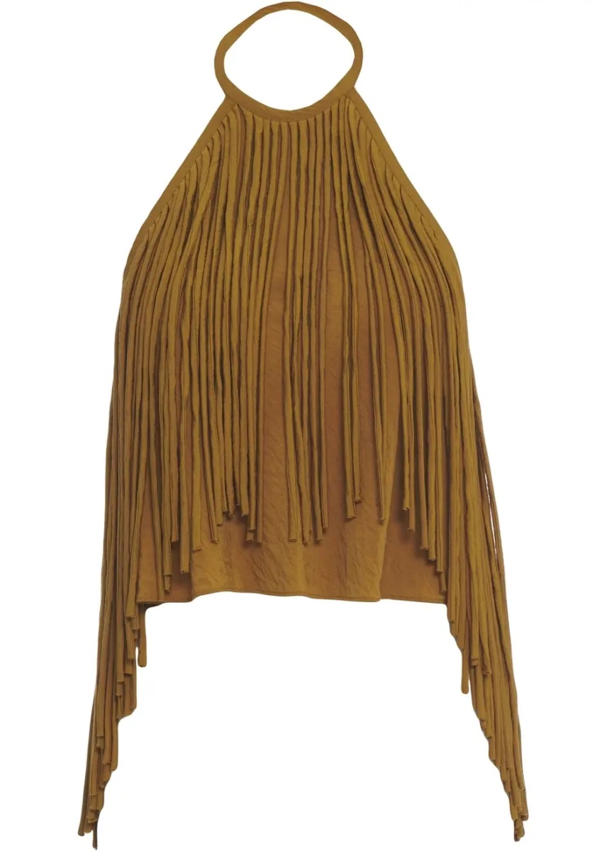 Maiou Top with fringe details - Img 2