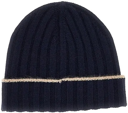 Manusi Ribbed cashmere beanie hat - Img 2