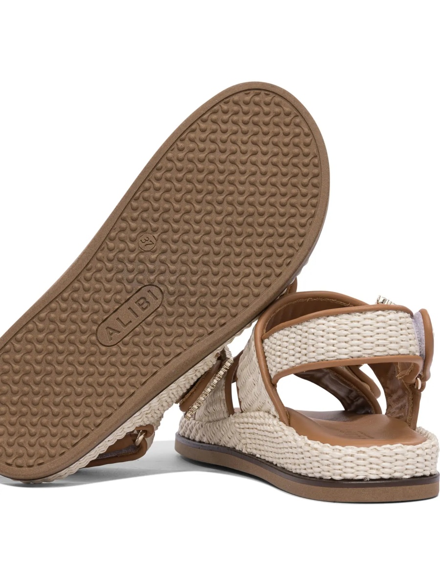 "Maya" raffia sandals - Img 5