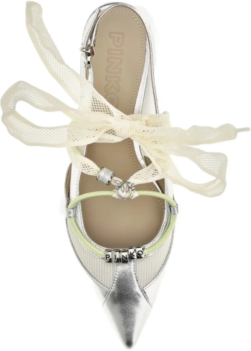 Metallic leather Gianira Ballerinas - Img 4