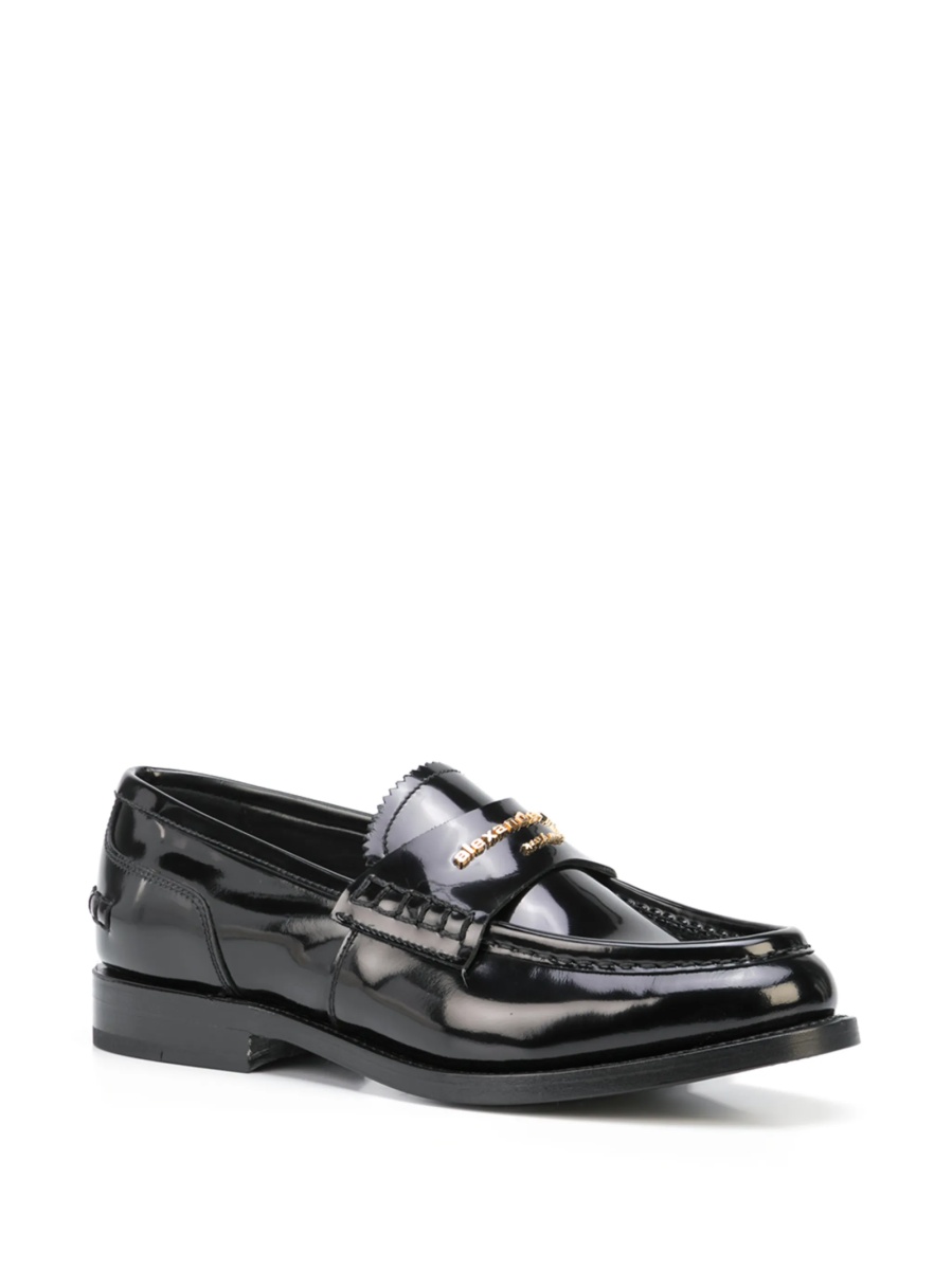 Mocasini Alexander Wang negri din piele - Img 2