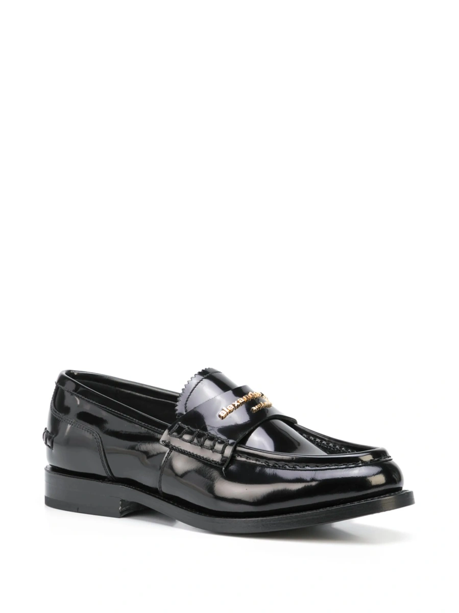 Mocasini Alexander Wang negri din piele - Img 2