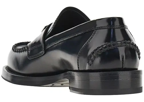 Mocasini Dolce &amp; Gabbana negri din piele - Img 3