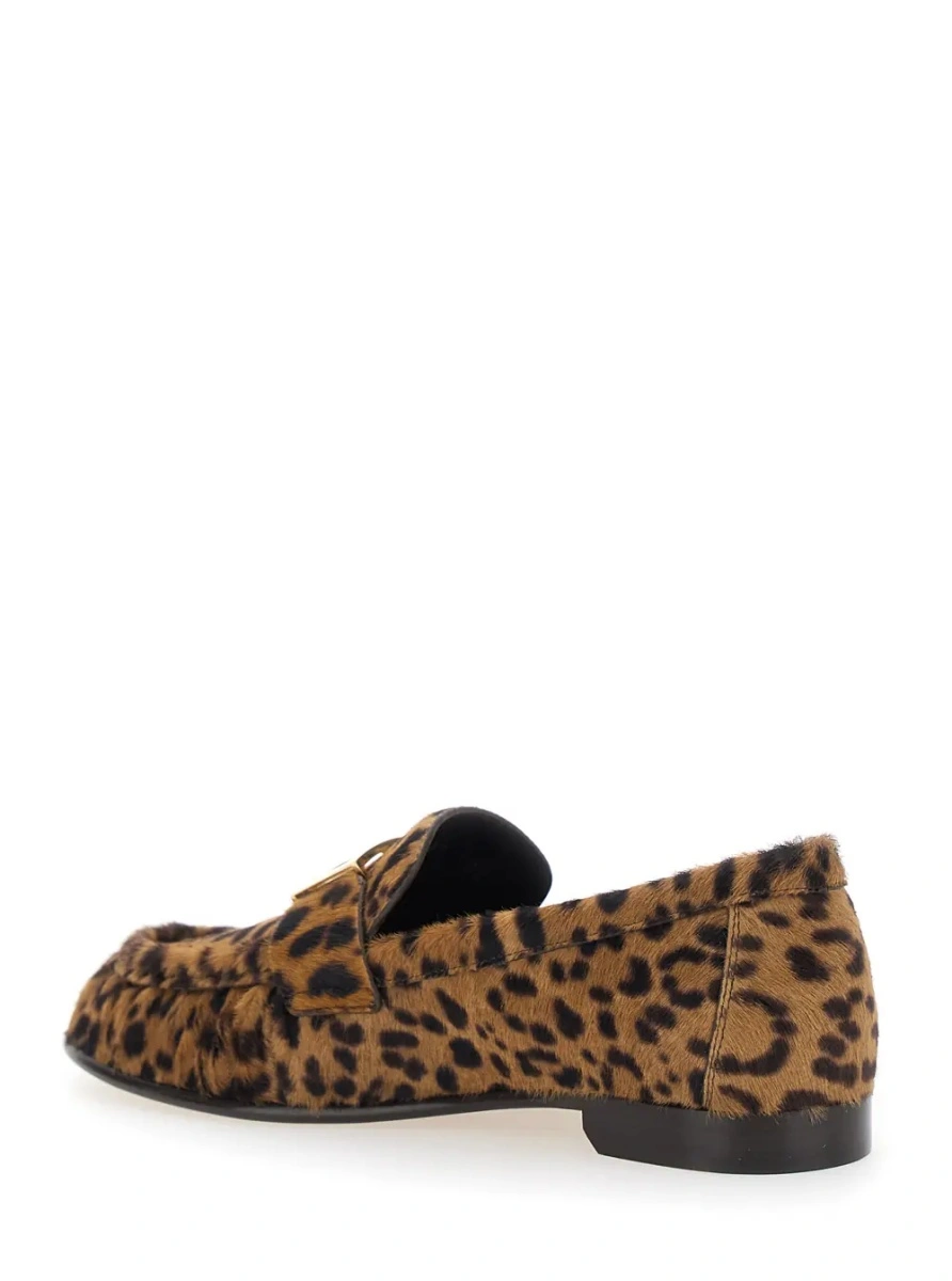 Mocasini Fendi maro din piele - Img 3