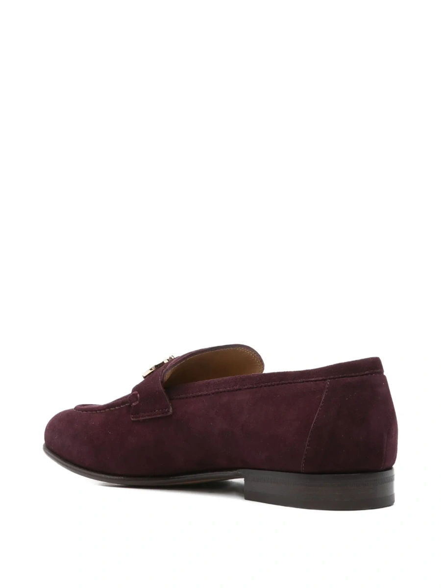 Mocasini Ferragamo mov din piele intoarsa - Img 5