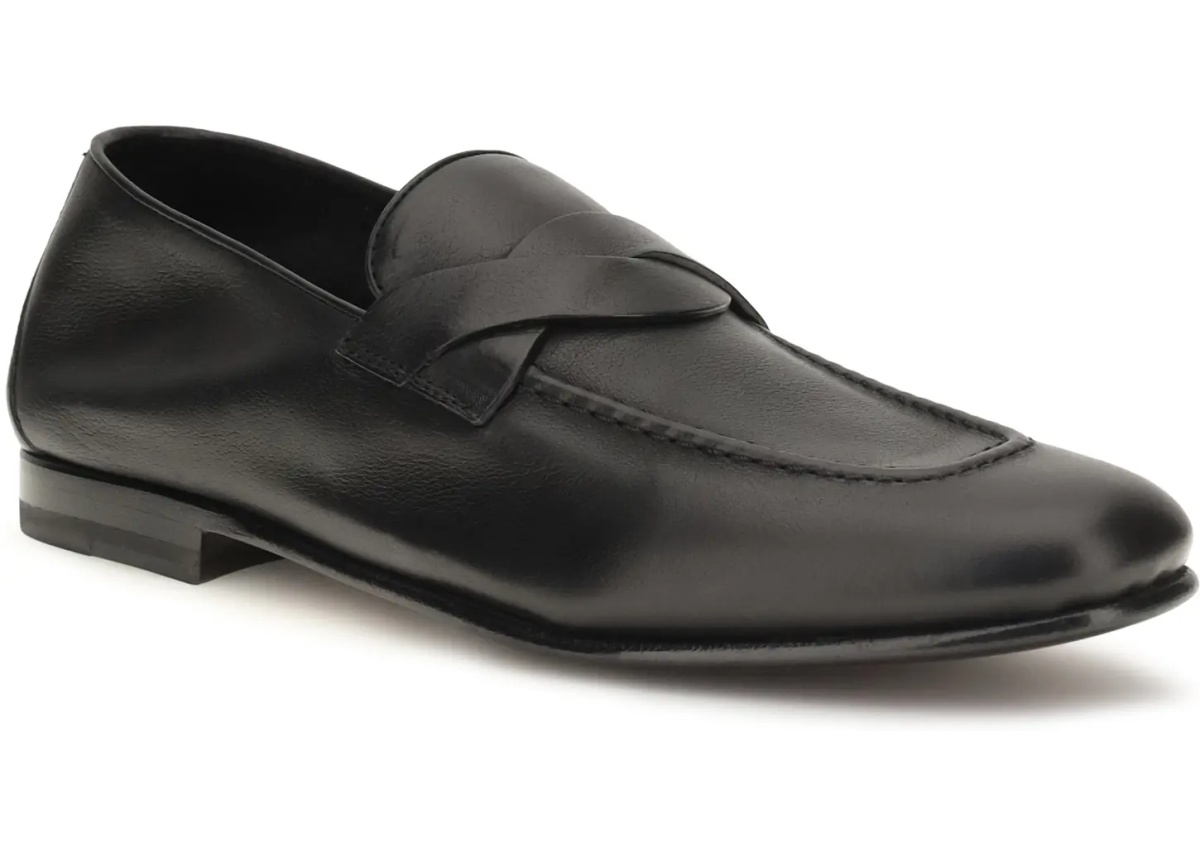 Mocasini Gigi Loafers with woven strap - Img 2