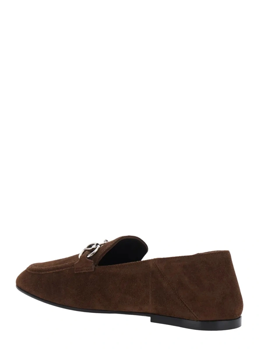 Mocasini Gucci maro din piele intoarsa 'Pierre' - Img 3