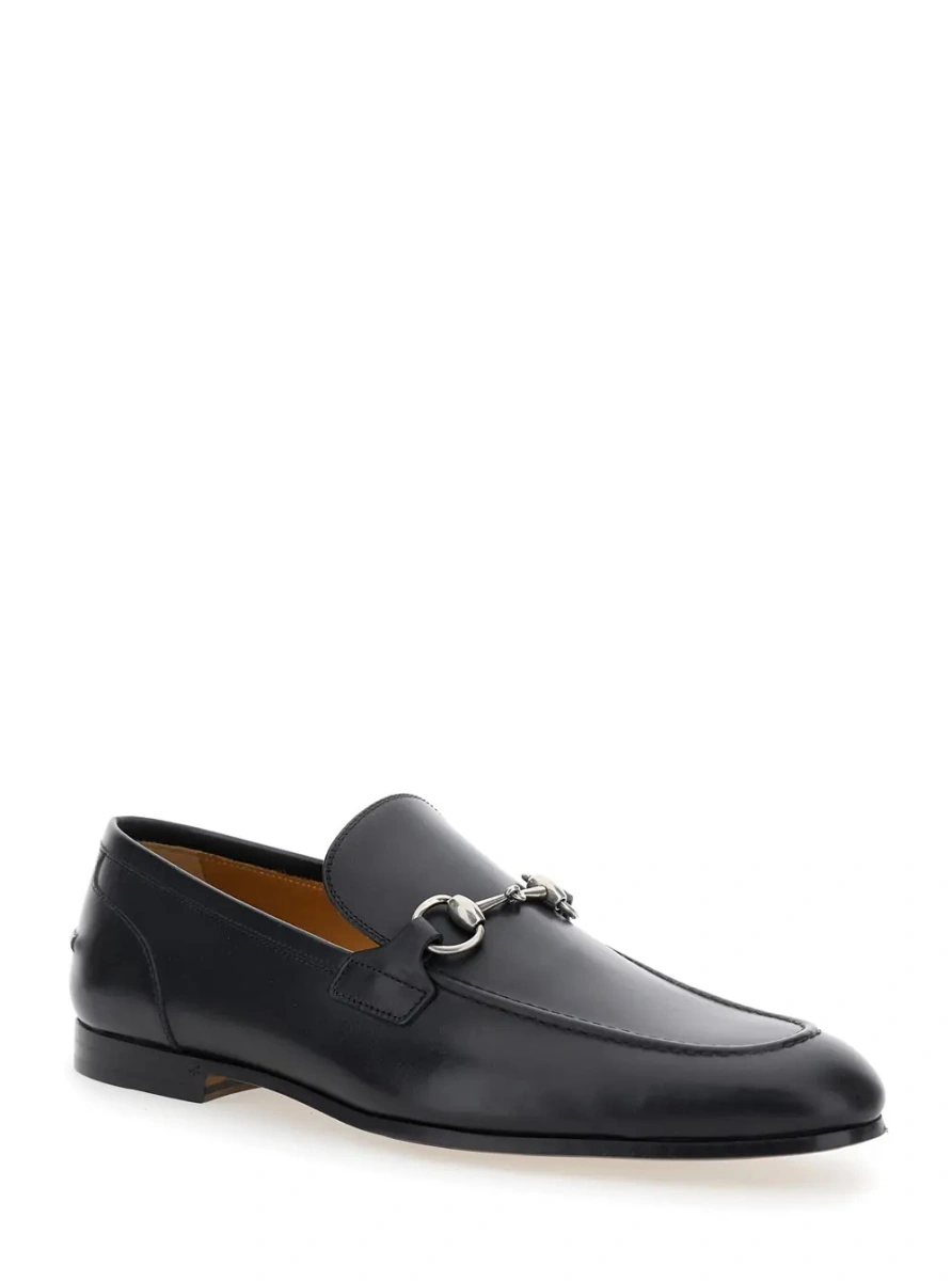 Mocasini Gucci negri din piele 'Jordan' - Img 2