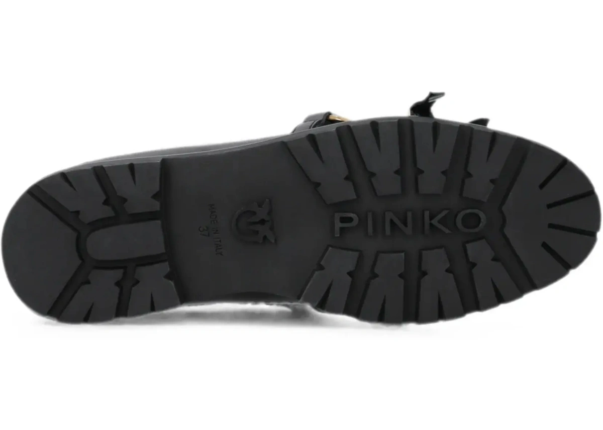 Mocasini Pinko negri din piele - Img 7