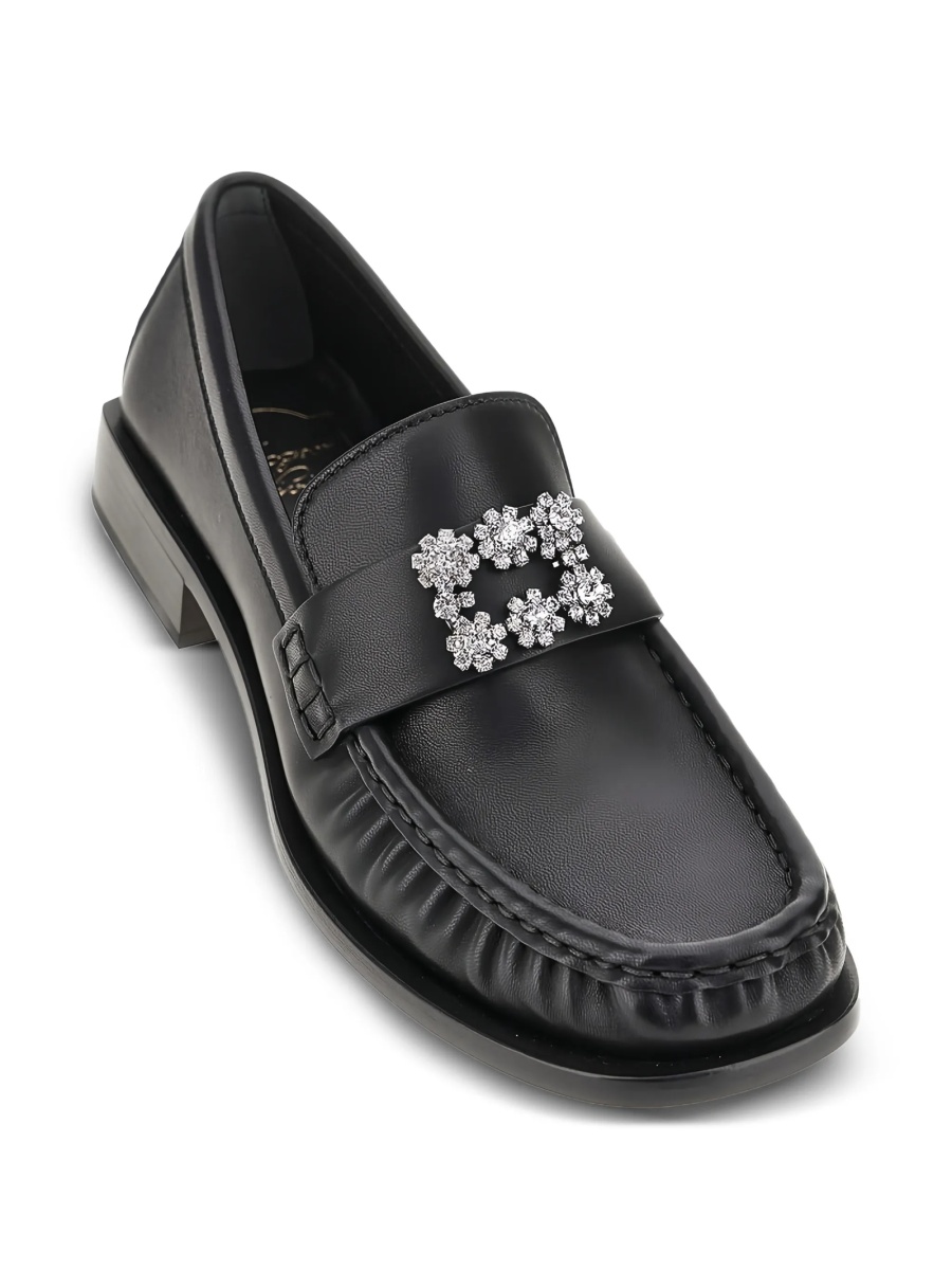 Mocasini Roger Vivier negri din piele - Img 2