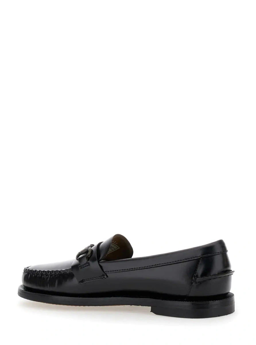 Mocasini Sebago negri din piele 'Joe' - Img 2