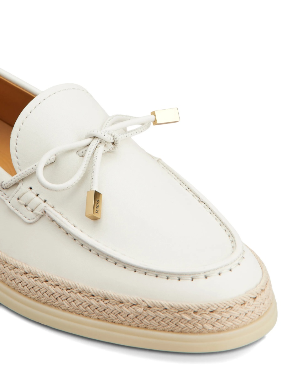 Mocasini TOD'S albi din piele - Img 5