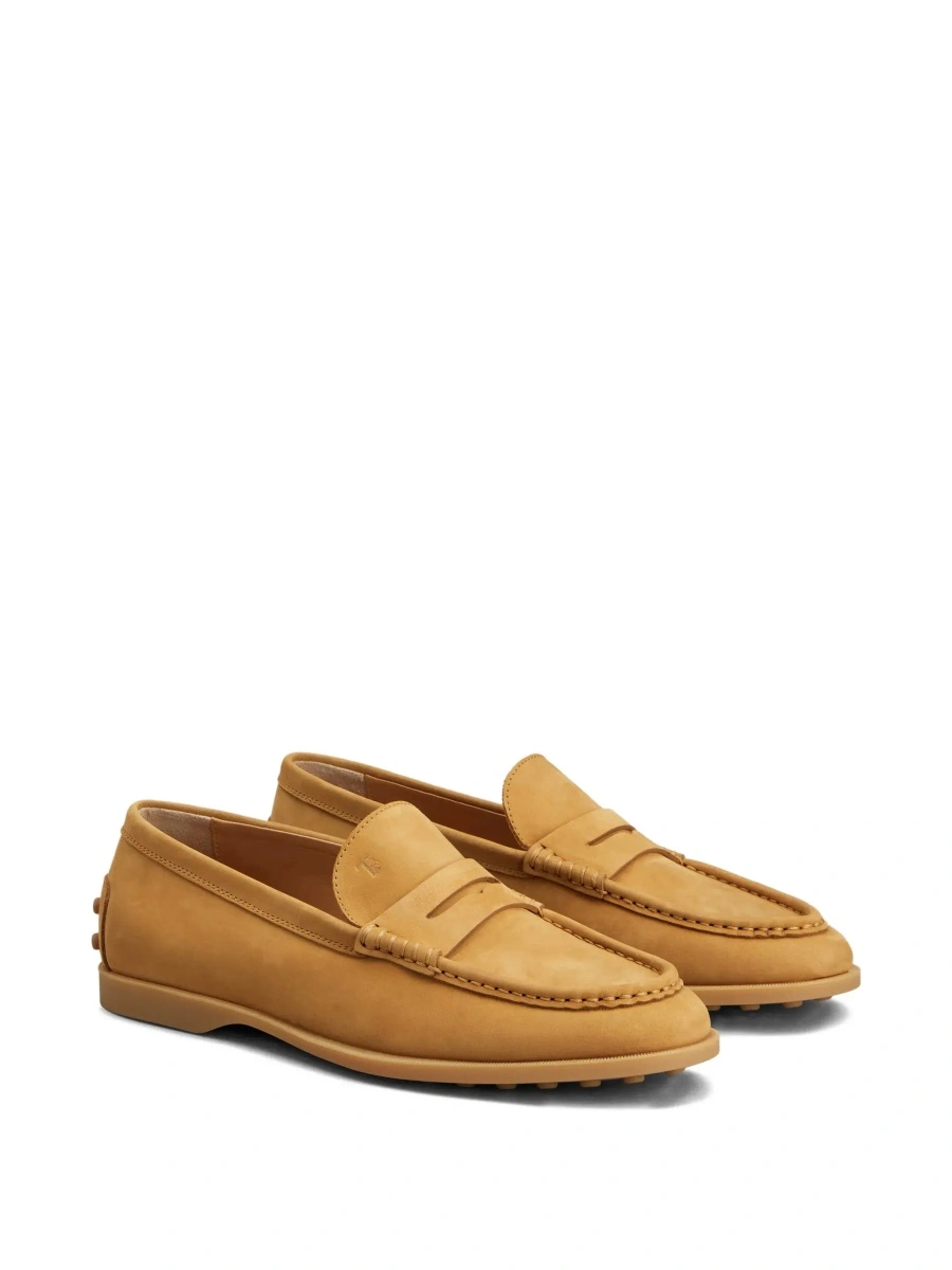 Mocasini TOD'S bej din piele intoarsa - Img 5
