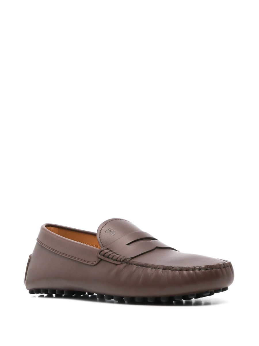 Mocasini TOD'S maro din piele - Img 2