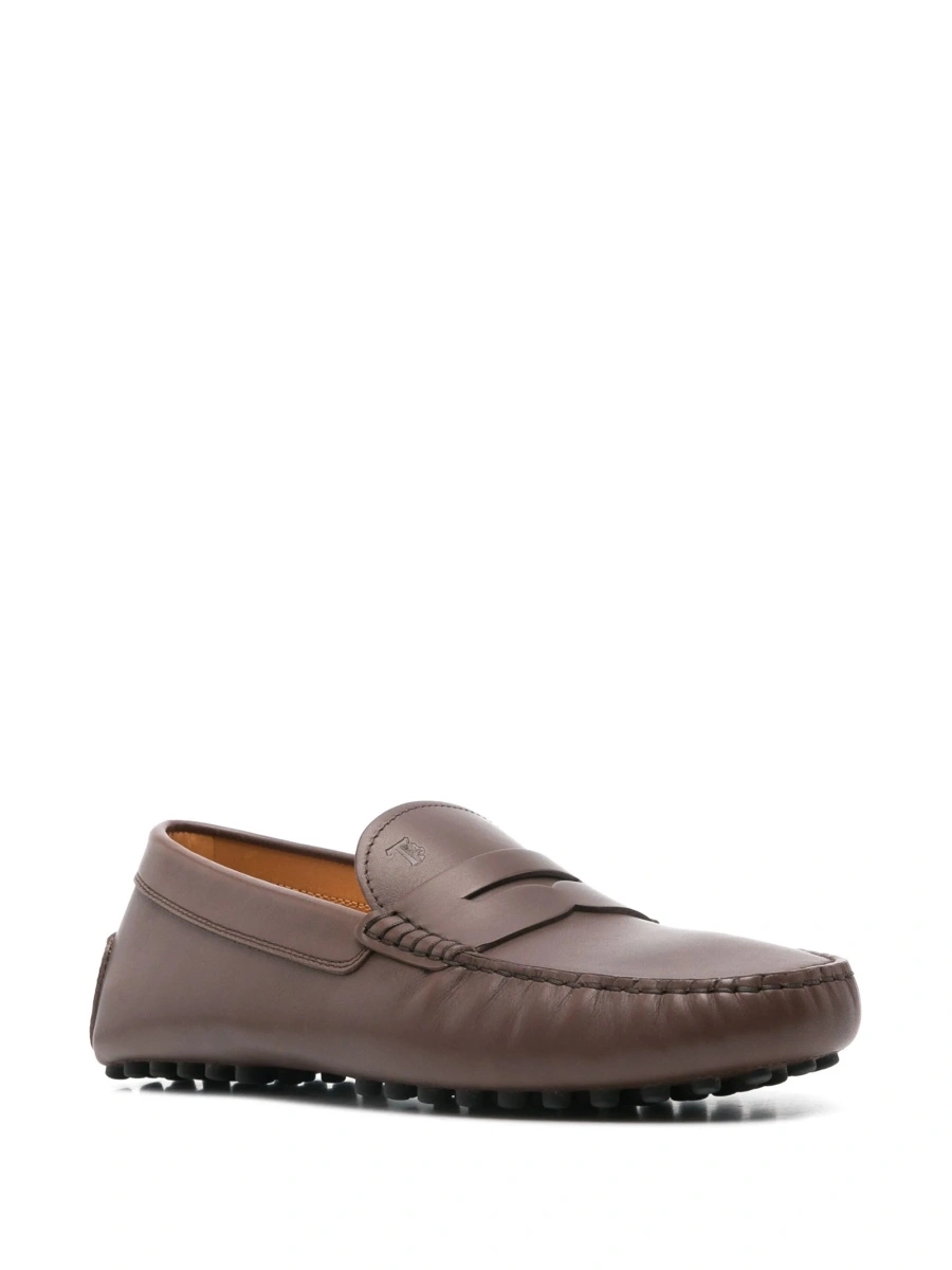 Mocasini TOD'S maro din piele - Img 2