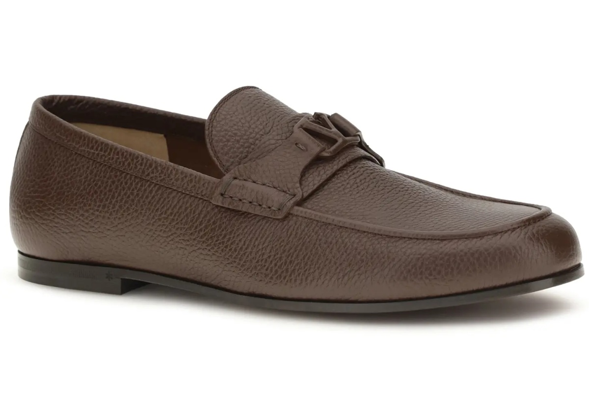 Mocasini VLogo Signature Loafers in deer leather - Img 2